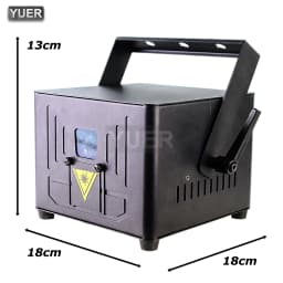YUER Bluetooth App 3W 5W 6W RGB Animation Laser Light Scanner Projector Stage Light DJ Disco Bar Club Party Wedding Christmas