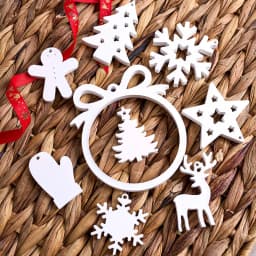 Christmas Series Pendant Silicone Mold DIY Christmas Tree Elk Snows Glove Casting Molds Plaster Resin Jewelry Crafts Making Kit