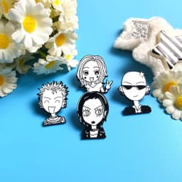 Japanese Anime Girls Oosaki Nana Character Enamel Brooches Backpack Hat Badge Clothes Lapel Pins For Fans Christmas Gifts
