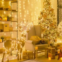 20M Fairy String Lights with Remote Control & Waterproof Battery Box,used for Indoor Outdoor Christmas Wedding Party Home Decor