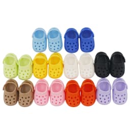 Doll Shoes Bikini Beach Slippers For labubu Clothes 17cm Plush Doll Accessories Girl's Toys Birthday And Christmas Gifts