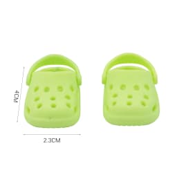 Doll Shoes Bikini Beach Slippers For labubu Clothes 17cm Plush Doll Accessories Girl's Toys Birthday And Christmas Gifts