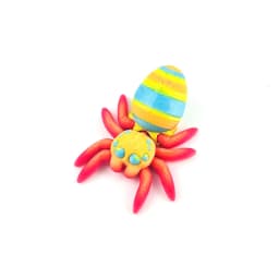 3D Printed Flexible Spider Sculpture Kids Simulation Animal Toy Creative Home Halloween Ornament Desk Cartoon Christmas Gift