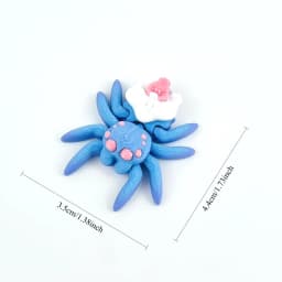 3D Printed Flexible Spider Sculpture Kids Simulation Animal Toy Creative Home Halloween Ornament Desk Cartoon Christmas Gift
