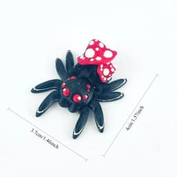 3D Printed Flexible Spider Sculpture Kids Simulation Animal Toy Creative Home Halloween Ornament Desk Cartoon Christmas Gift