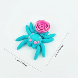 3D Printed Flexible Spider Sculpture Kids Simulation Animal Toy Creative Home Halloween Ornament Desk Cartoon Christmas Gift