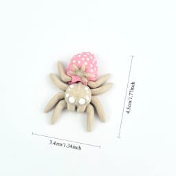 3D Printed Flexible Spider Sculpture Kids Simulation Animal Toy Creative Home Halloween Ornament Desk Cartoon Christmas Gift