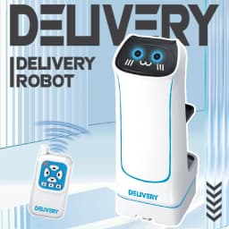 Novel Remote-Controlled Car Toys, Electric Food Delivery Robots, Small Item Transportation Games Funny Surprises Christmas Gift