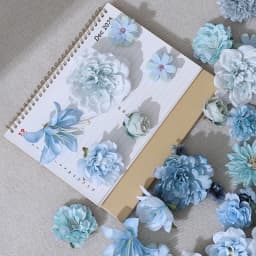 20Pcs Blue Rose Artificial Flowers Silk Fake Flowers Heads For Home Decor Christmas Wedding Decoration DIY Garland Gift Accessor