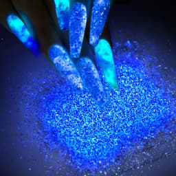 10g Shining Sugar Nail Glitter Powder Candy Coat Effect White Black Transparent Pigment Dust Nails Art Decorations DIY Christmas