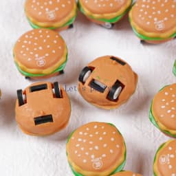 15Pcs Mini Cute 3D Burger Pull Back Cars Toy for kids Birthday Party favors Baby Shower Gift Pinata Filler Reward Christmas Gift