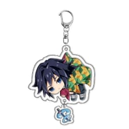 Hot Demon Slayer Tanjiro Kamado Acrylic Keychain Anime Peripherals Cute Cartoons Fashion Jewelry Backpack Pendant Christmas Gift