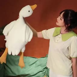 50-190cm White Hug Stuffed Animal Duck Kawaii Large 7 Colors Giant Goose Plush Toy Sleeping Pillow Big Christmas Gift for Friend