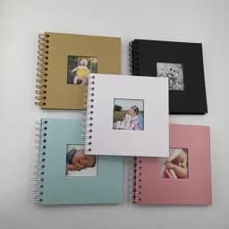Scrapbook Photo Album Memory Book Paper for Travel Wedding Anniversary Christmas Gifts Baby Shower Memories