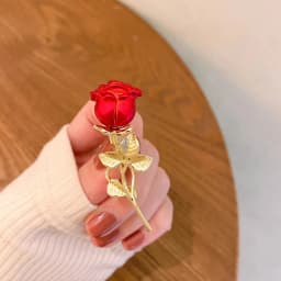 Bling Red Full of Rhinestone Heart Shape Brooch for Women Lovers Lapel Love Pins Christmas Love Pins Valentine Gifts