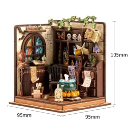 DIY Wooden Dollhouse Mini Building Kit Handmade Doll House Case Model 3D Puzzle Assembly With Furniture Toys For Christmas Gifts