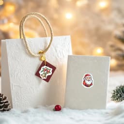 500pcs Laser Cartoon Christmas Stickers Christmas Gift Wrapping Label Sticker Reward Stickers Scrapbook Stationery,1"