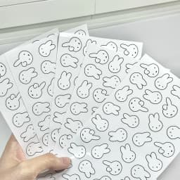 Miffy Kawaii Cute Stickers DIY Waterproof Decorative Stickers Notebook Computer Mobile Phone Shell Girl Birthday Christmas Gift