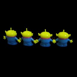 12pcs Toy Story Alien Chibi Figures Anime Disney Three Eyes Mini Doll Pvc Car And Desk Ornament Toys Christmas Gift Collection