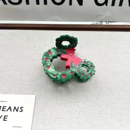 1pc New Christmas Car Acetate Hair Clip Mickey Head Butterfly Knot Hair Grab Cartoon Cute Back of Head Hair Accessory Hair Clip