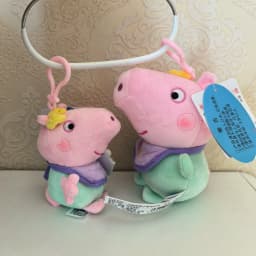100% Genuine Peppa Pig Evy dinosaur Teddy Bear Peppa George Evie Plush Toy Boy Girl Birthday Gift Toys Christmas Stuffed Doll