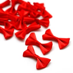 25/50pcs 3x1.5cm 4x2.5cm Small Satin Ribbon Bows Flower Appliques Sewing Crafts Bow Christmas Decorations Wedding Party Supplies
