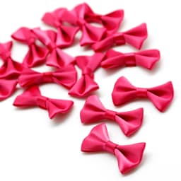 25/50pcs 3x1.5cm 4x2.5cm Small Satin Ribbon Bows Flower Appliques Sewing Crafts Bow Christmas Decorations Wedding Party Supplies