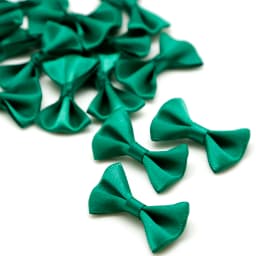 25/50pcs 3x1.5cm 4x2.5cm Small Satin Ribbon Bows Flower Appliques Sewing Crafts Bow Christmas Decorations Wedding Party Supplies
