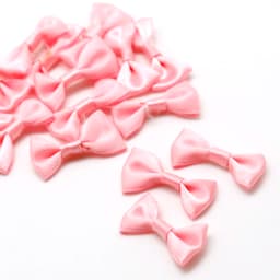 25/50pcs 3x1.5cm 4x2.5cm Small Satin Ribbon Bows Flower Appliques Sewing Crafts Bow Christmas Decorations Wedding Party Supplies