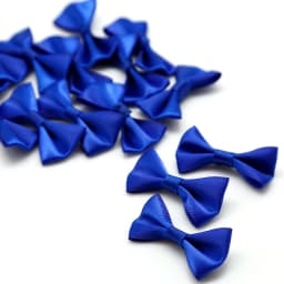 25/50pcs 3x1.5cm 4x2.5cm Small Satin Ribbon Bows Flower Appliques Sewing Crafts Bow Christmas Decorations Wedding Party Supplies