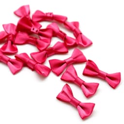 25/50pcs 3x1.5cm 4x2.5cm Small Satin Ribbon Bows Flower Appliques Sewing Crafts Bow Christmas Decorations Wedding Party Supplies