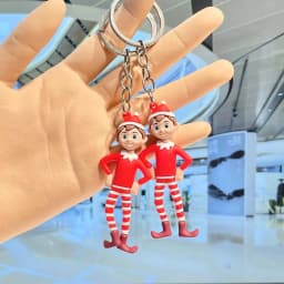 New Christmas Long-legged Keychain Dolls, Christmas Dolls, Ornaments And Gifts
