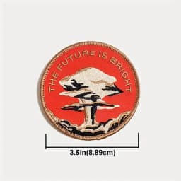 1PC Cartoon Funny Embroidered Patch Iron On Sew On Patches For Clothing Cap Bag Halloween Christmas DIY Gift Adhesive Badge