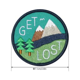 1PC Cartoon Funny Embroidered Patch Iron On Sew On Patches For Clothing Cap Bag Halloween Christmas DIY Gift Adhesive Badge