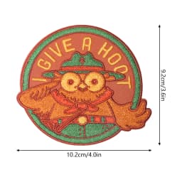 1PC Cartoon Funny Embroidered Patch Iron On Sew On Patches For Clothing Cap Bag Halloween Christmas DIY Gift Adhesive Badge