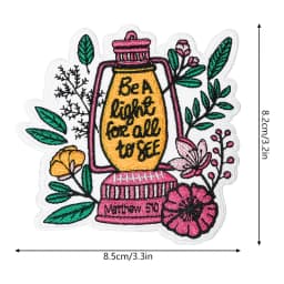 1PC Cartoon Funny Embroidered Patch Iron On Sew On Patches For Clothing Cap Bag Halloween Christmas DIY Gift Adhesive Badge