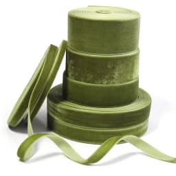 6-38mm 5-10yards Olive Green Single Face Velvet Ribbon Party Decoration Handmade Gift Wrapping Hair Bowknot DIY Christmas Ribbon