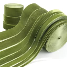 6-38mm 5-10yards Olive Green Single Face Velvet Ribbon Party Decoration Handmade Gift Wrapping Hair Bowknot DIY Christmas Ribbon