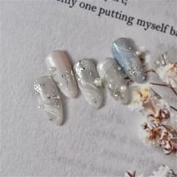 5D Laser Winter Snowflake Christmas Shiny Rhinestone Embossed Relief Self Adhesive Nail Art Decoration Sticker Manicure Decals