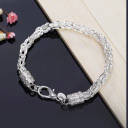 Hot Popular 925 Sterling Silver Bracelet for woman man 20mm chain luxury Wedding party Christmas Gifts fashion fine Jewelry