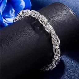 Hot Popular 925 Sterling Silver Bracelet for woman man 20mm chain luxury Wedding party Christmas Gifts fashion fine Jewelry