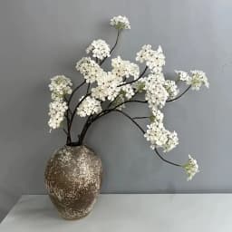 Luxury Artificial Pear Blossom Autumn Winter 90cm Slik Fake Flower For Living Room Wedding Party Decor Christmas Outdoor Floral