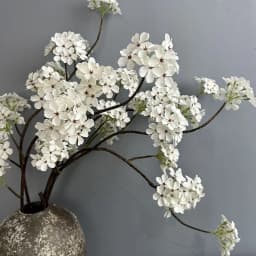 Luxury Artificial Pear Blossom Autumn Winter 90cm Slik Fake Flower For Living Room Wedding Party Decor Christmas Outdoor Floral