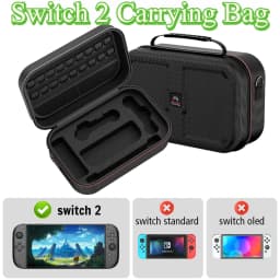 1pc Switch 2 Carry Case Portable Handheld Single Bag,Travel Case for Switch 2 Controller Accessories Men Women Christmas Gifts