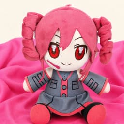 23CM Kasane Teto Plush Toy Soft Doll Stuffed Plushies Figure Anime Cosplay Cartoon Birthday Present Christmas Gift for Fans Girl