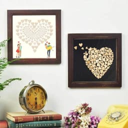 50/100/200Pcs Unfinished Wooden Hearts for Crafts 1-6cm Heart Blank Wood Ornaments Birthday Wedding Party Christmas Decor