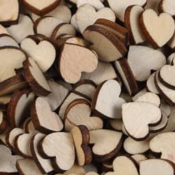50/100/200Pcs Unfinished Wooden Hearts for Crafts 1-6cm Heart Blank Wood Ornaments Birthday Wedding Party Christmas Decor