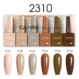 CANNI HEMA FREE 9ml Nail Gel Polish Kit Great Coverage Color Gel Set Nail Manicure Soak Off UV LED Christmas Red Gift Gel Nail