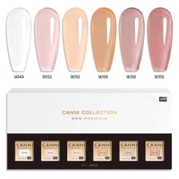 CANNI HEMA FREE 9ml Nail Gel Polish Kit Great Coverage Color Gel Set Nail Manicure Soak Off UV LED Christmas Red Gift Gel Nail