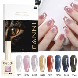 CANNI HEMA FREE 9ml Nail Gel Polish Kit Great Coverage Color Gel Set Nail Manicure Soak Off UV LED Christmas Red Gift Gel Nail